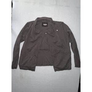 Mod-O-Doc Women's Jacket Brown Cardigan Bomber‎ Jacket Size Small